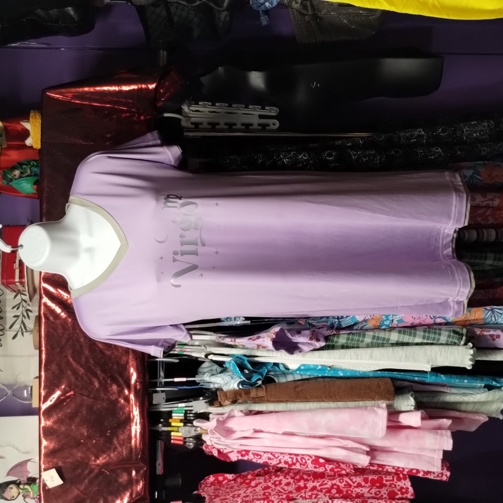 Moon nite up cycled sleep shirt Virgo